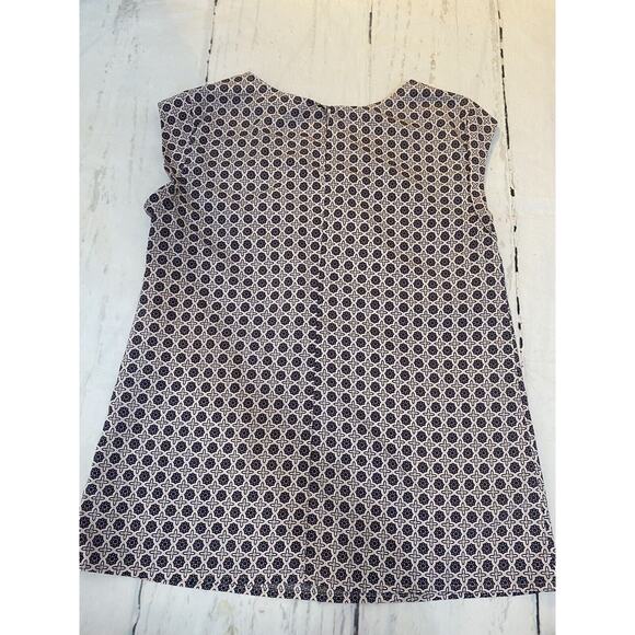 Corp Core Workwear Blouse Pink and Black Print Sleeveless Blouse XS - Picture 2 of 6